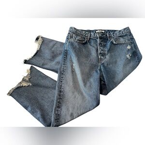 GRLFRND Linda Destructed Jeans